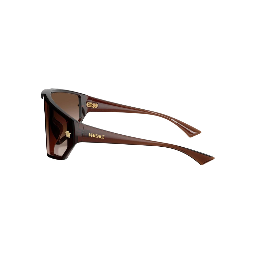 Versace 4461 sunglasses in brown, side view