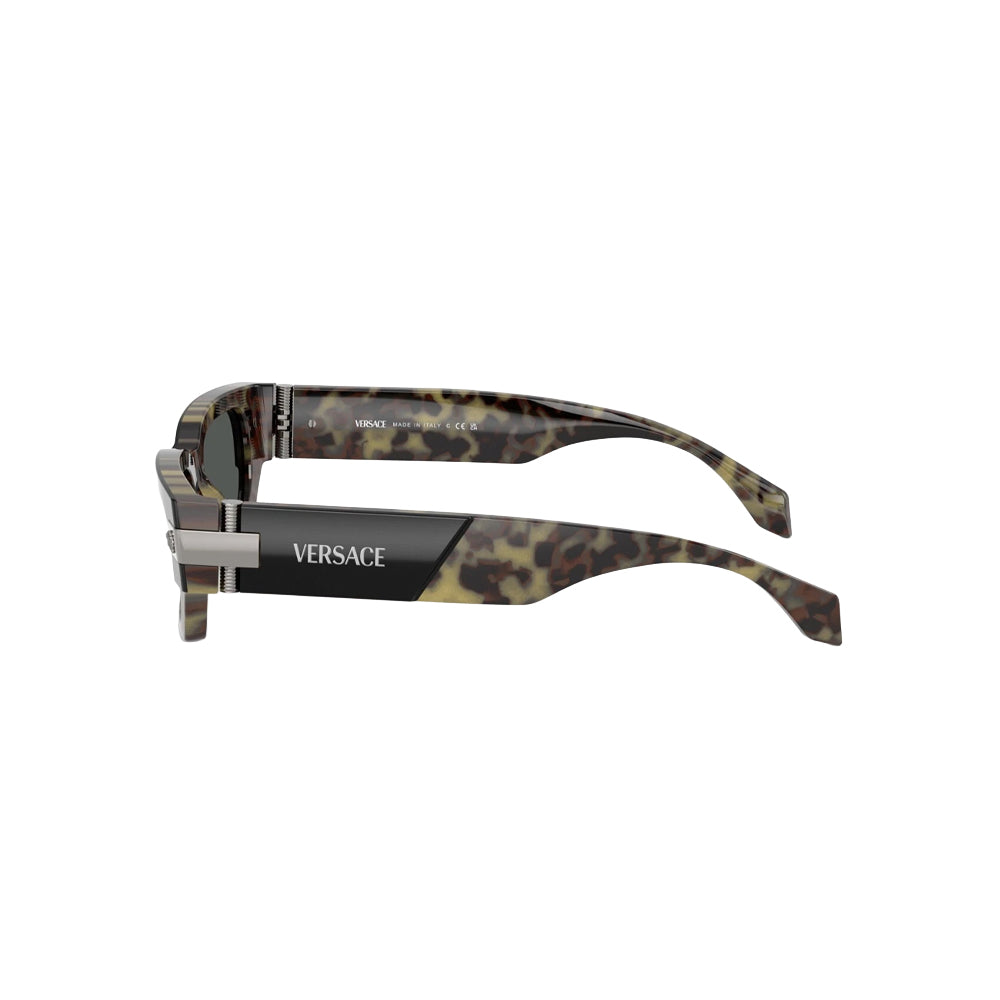 Versace 4465 sunglasses in havana, side view