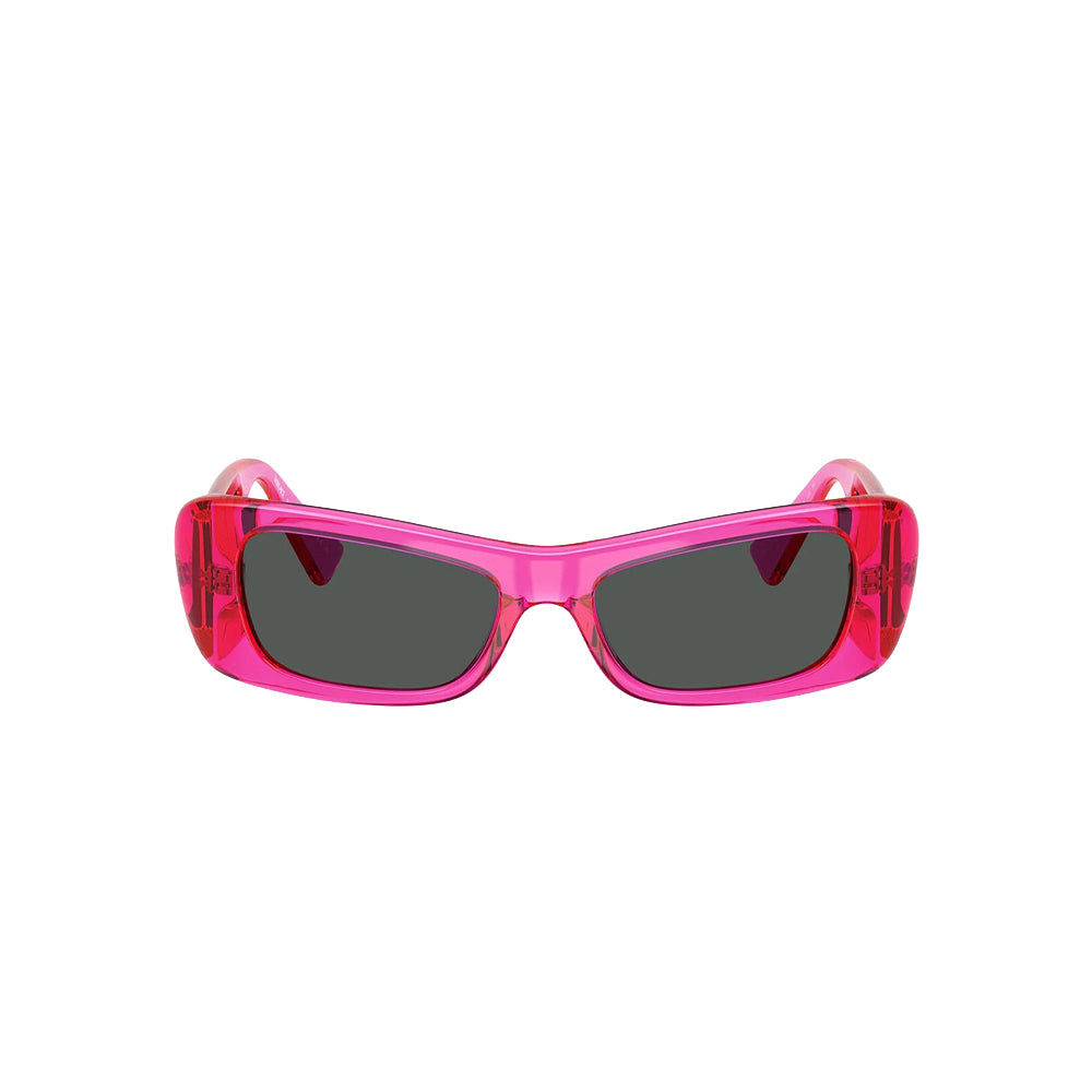 Versace 4481 sunglasses in pink, front view