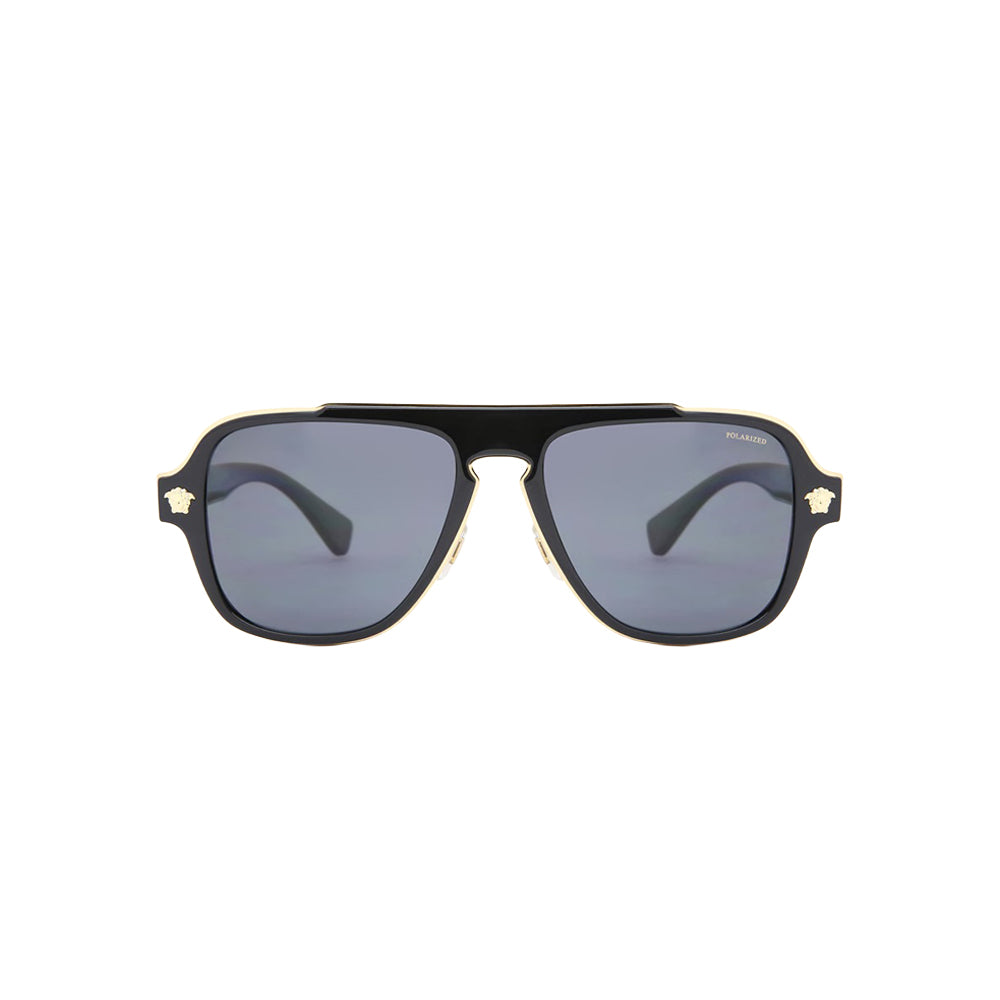 Versace VE 2199 sunglasses in black, front view