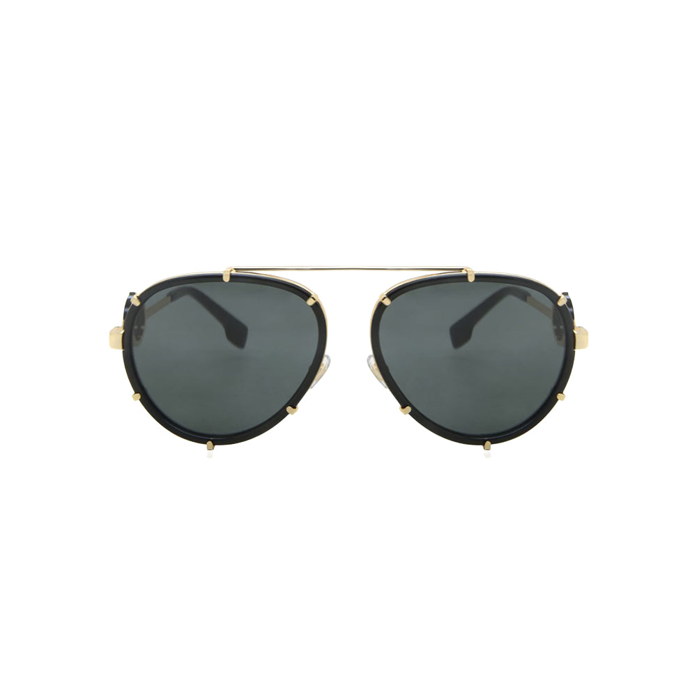 Versace VE 2232 sunglasses in gold, front view